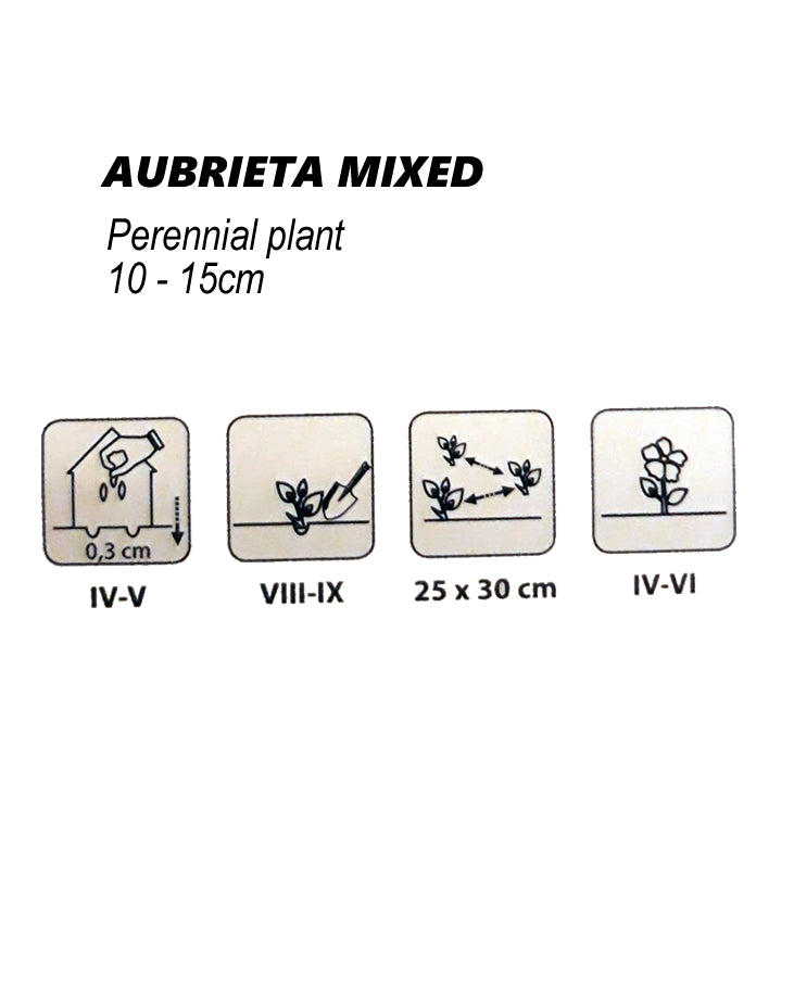 Aubrieta Mixed seeds 0.3g